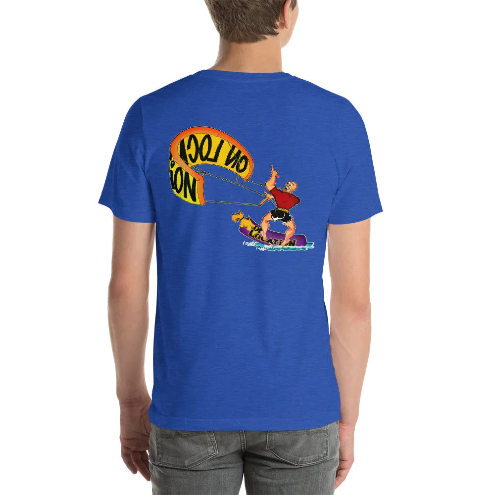 Kiteboarding Unisex Shirt - Back Graphic (multiple colors)