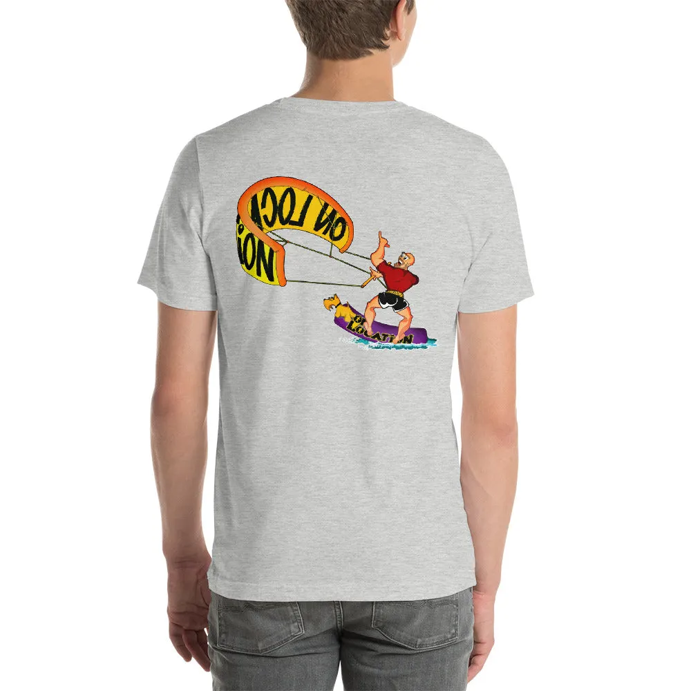 Kiteboarding Unisex Shirt - Back Graphic (multiple colors)