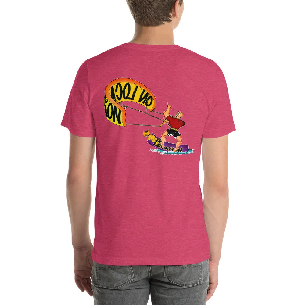 Kiteboarding Unisex Shirt - Back Graphic (multiple colors)