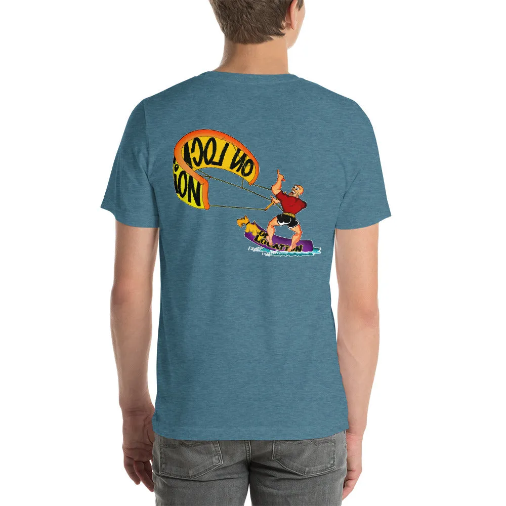 Kiteboarding Unisex Shirt - Back Graphic (multiple colors)