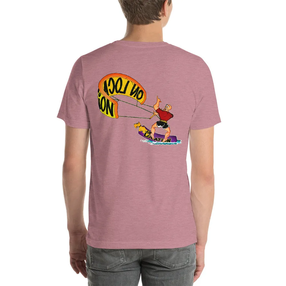 Kiteboarding Unisex Shirt - Back Graphic (multiple colors)