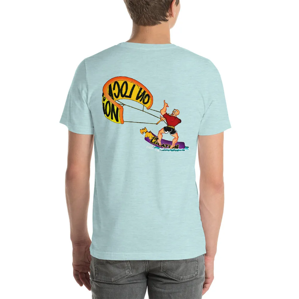 Kiteboarding Unisex Shirt - Back Graphic (multiple colors)