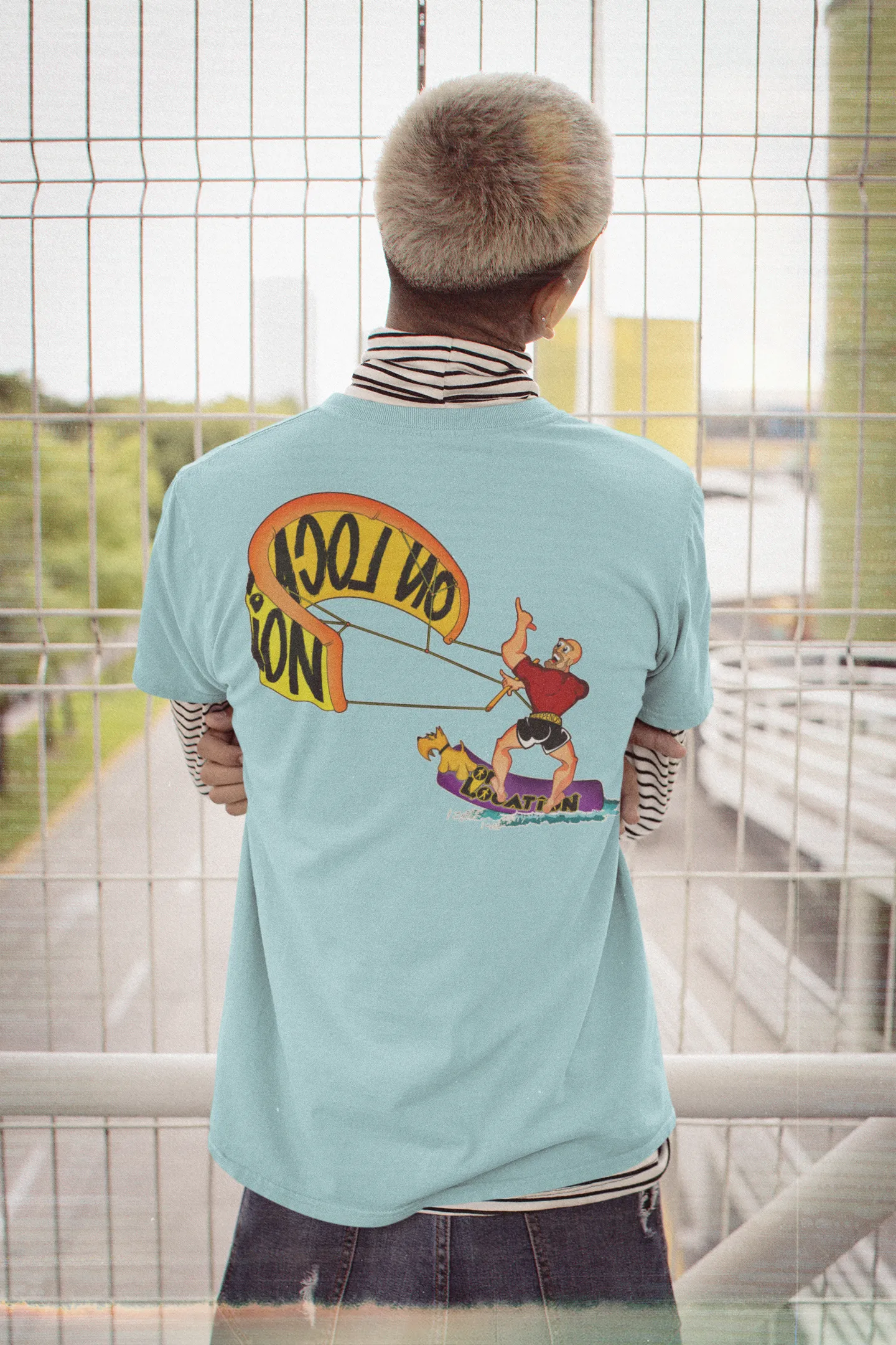 Kiteboarding Unisex Shirt - Back Graphic (multiple colors)