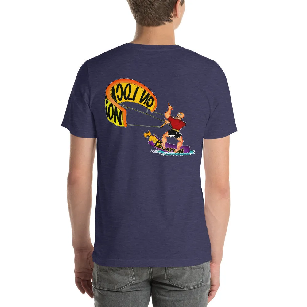 Kiteboarding Unisex Shirt - Back Graphic (multiple colors)