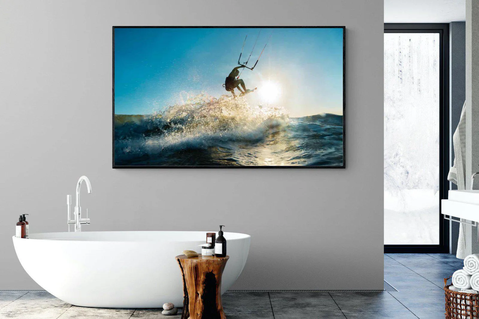 Kitesurfing