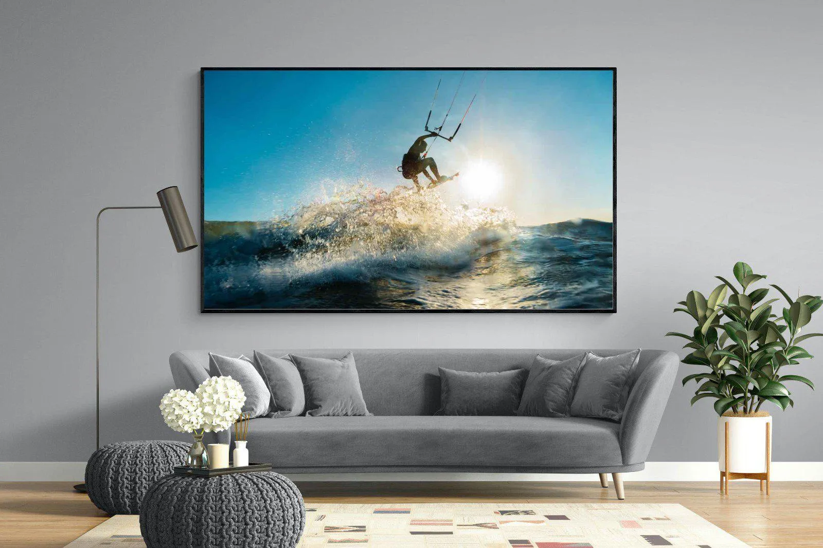 Kitesurfing
