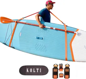 Kolti Paddle Board Carry Strap, Adjustable Heavy-Duty SUP Carrying Support Strap for Surfboard Stand Up Paddleboard Canoe Longboard Carry Belt Paddle Board Accessories