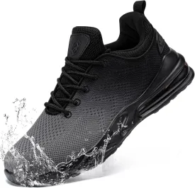 LARNMERN Mens Non Slip Work Shoes Slip On Water Resistant Walking Sneakers Zapatos Trabajo Waterproof Food Service Chef Kitchen
