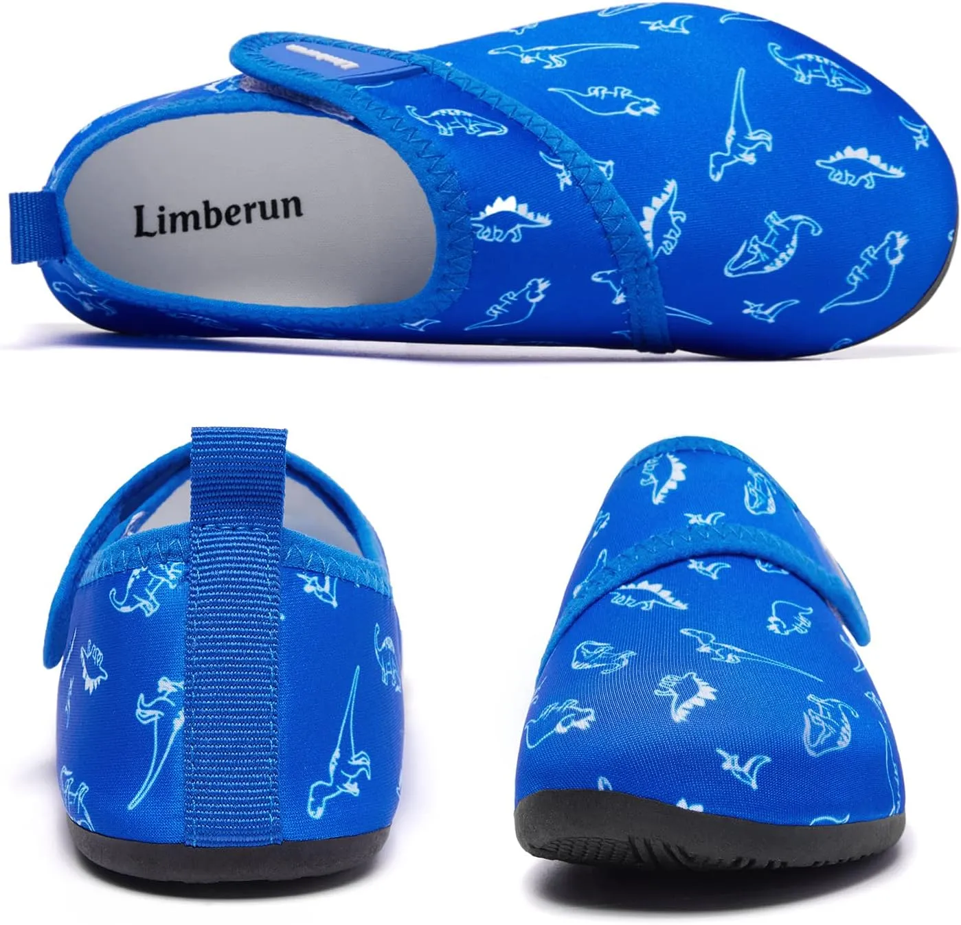 Limberun Water Shoes Kids Boys Girls Swim Aqua Sports Shoes Quick-Dry Barefoot Lightweight Pool Beach Non Slip Socks for Toddler Shoe