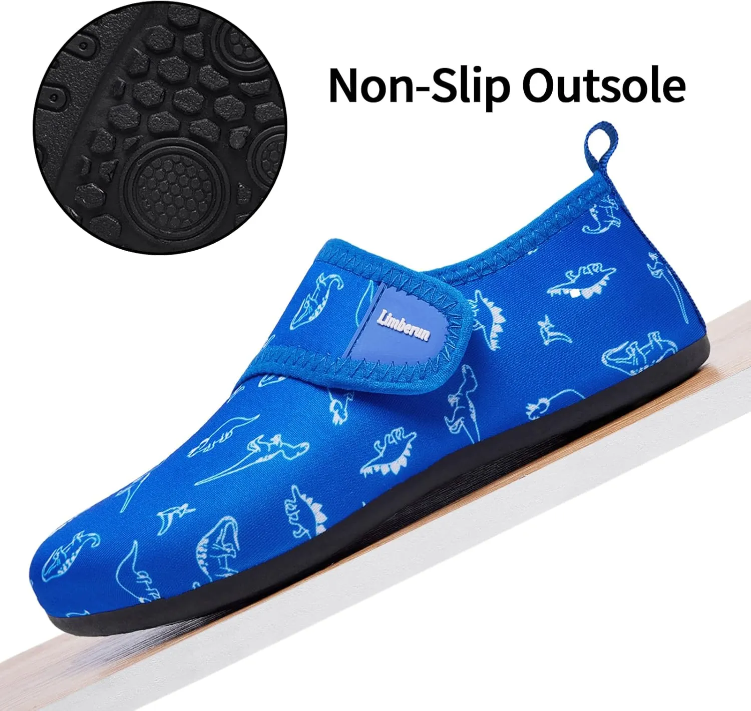 Limberun Water Shoes Kids Boys Girls Swim Aqua Sports Shoes Quick-Dry Barefoot Lightweight Pool Beach Non Slip Socks for Toddler Shoe