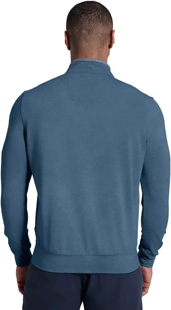Men's 1/4 Zip Pullover UPF 50  Long Sleeve Loose Fit Golf Shirts Sun Protection Quick-Dry Athletic Sports Pullover Tops