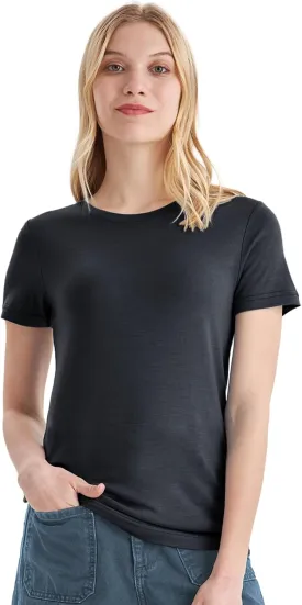 Merino Protect 100% Merino Wool T Shirts Women Crew Neck Tops Short Sleeve Odor Resistance Base Layer Travel Hiking Tee Shirt