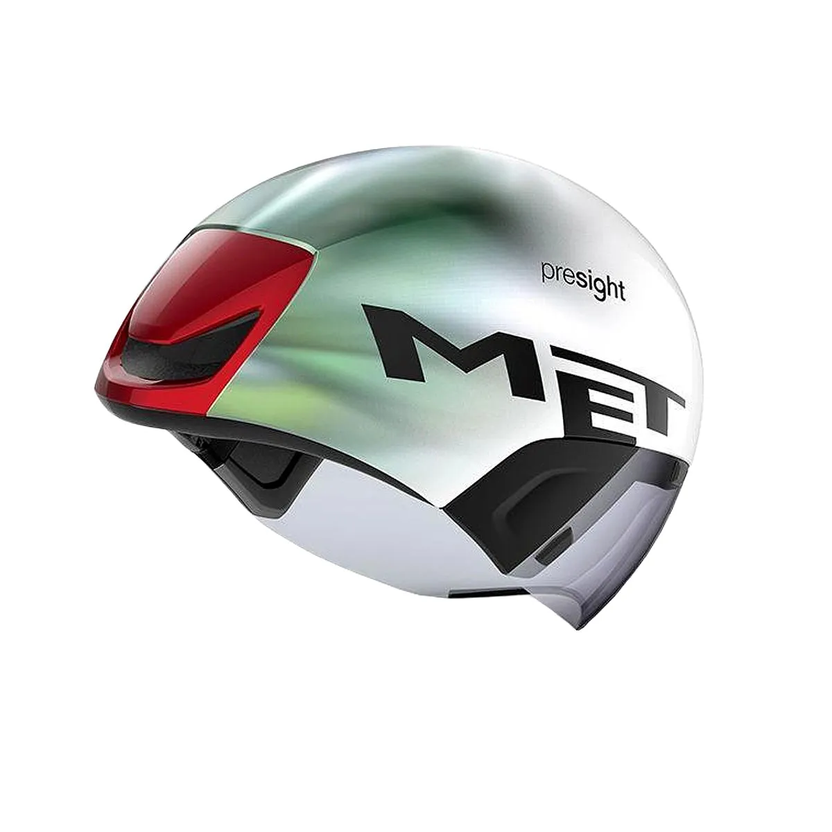 MET Codatronca Cycling Helmet  UAE TEAM EMIRATES EDITION 2024 - White/Green