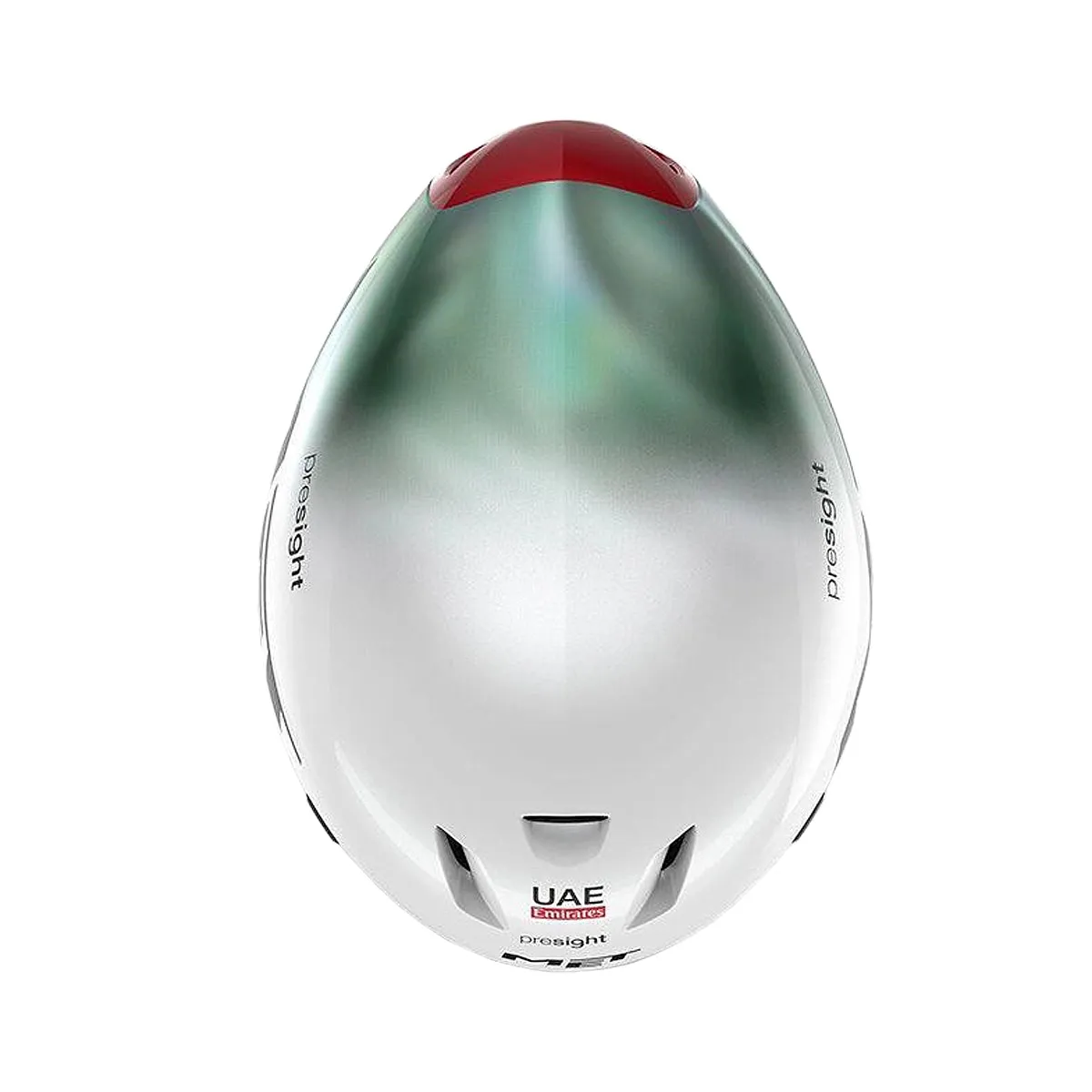 MET Codatronca Cycling Helmet  UAE TEAM EMIRATES EDITION 2024 - White/Green