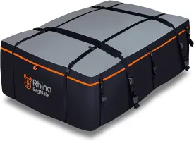 Military-Grade Waterproof Roof Bag - Rooftop Cargo Carrier  19 Cubic Feet. (540L) with 4 Door Hooks, Zipper/Buckle Closure, Extra Strap  Black Roof Bag for Cars with or Without Rack