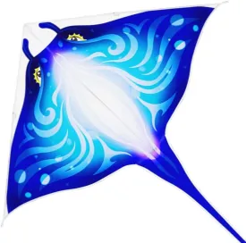 Mint's Colorful Life Devil Fish Kite for Kids and AdultsEasy to Fly Delta Kites Single Line Large, 300ft Kite String Handle Include