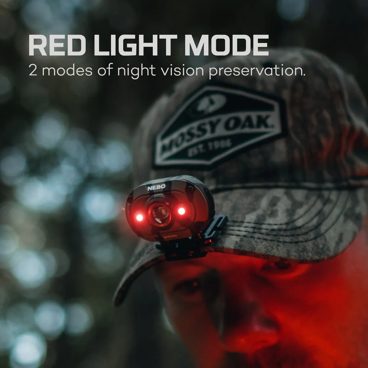Nebo Mycro 400 Camo Mossy Oak Bottomland Headlamp