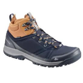 NH150 Mid Waterproof Men's Country Walking Boots - Blue Brown