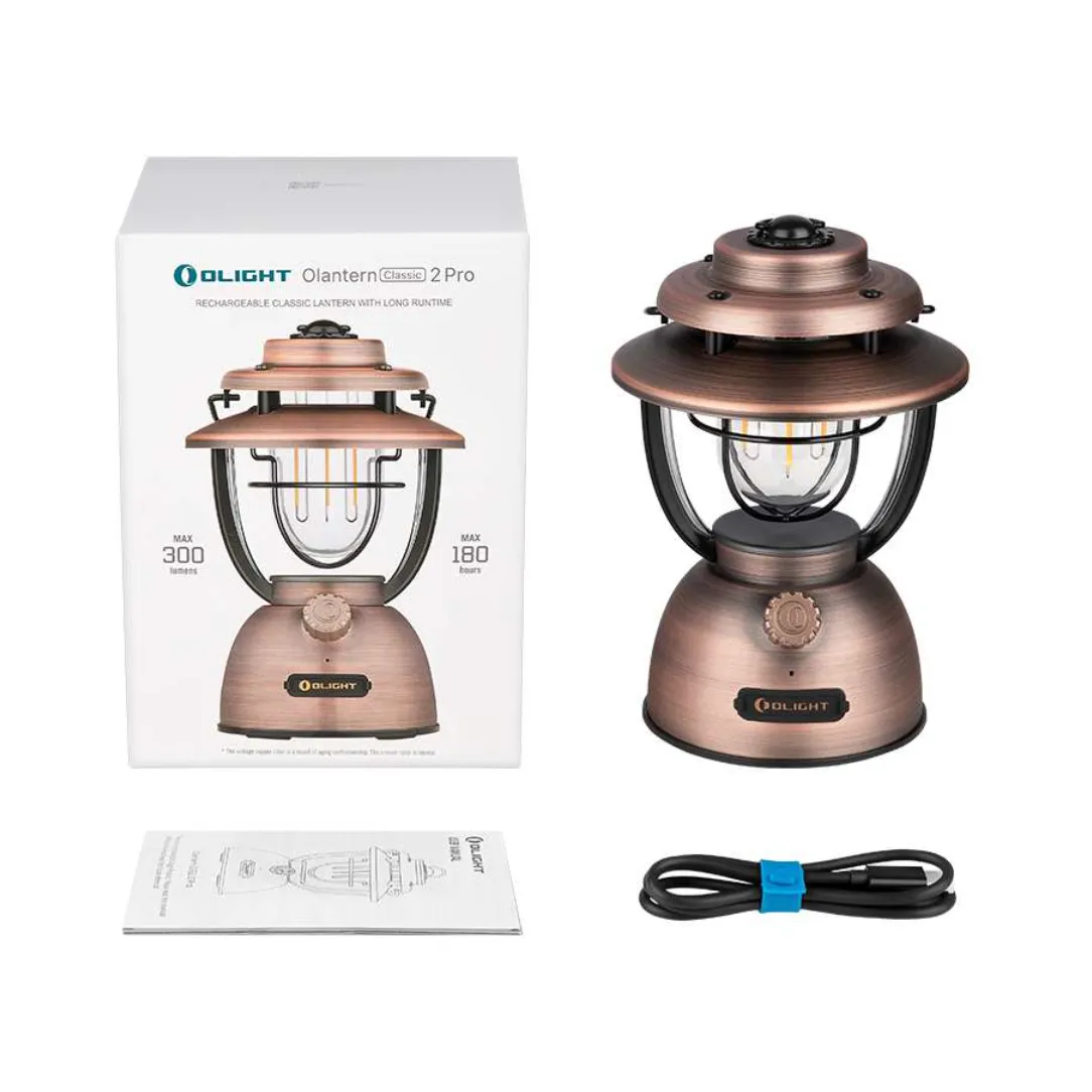 Olight - Olantern Classic 2 Pro Rechargeable Camping Lantern - Vintage Copper
