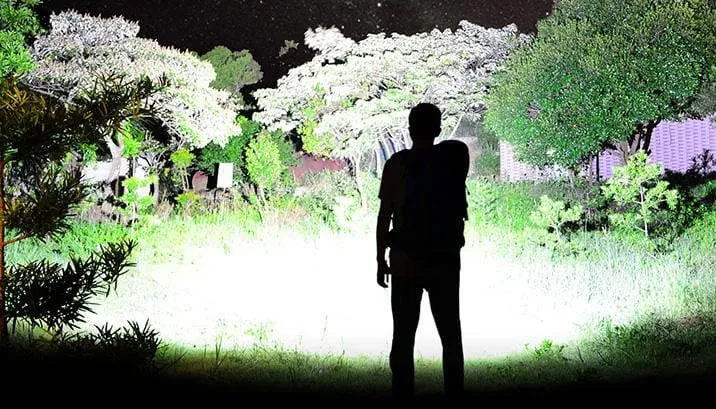 Outdoor LED Rechargeable Flashlight