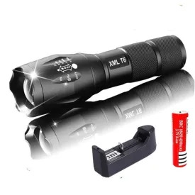 Outdoor LED Rechargeable Flashlight