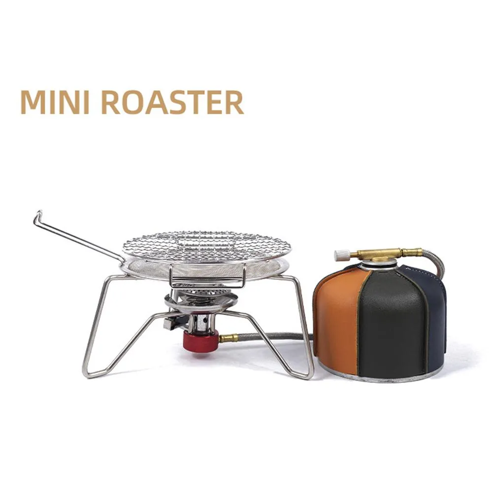 Outdoor Mini Roaster Foldable Portable Stainless Steel Multifunctional Bbq Mesh Rack Camping