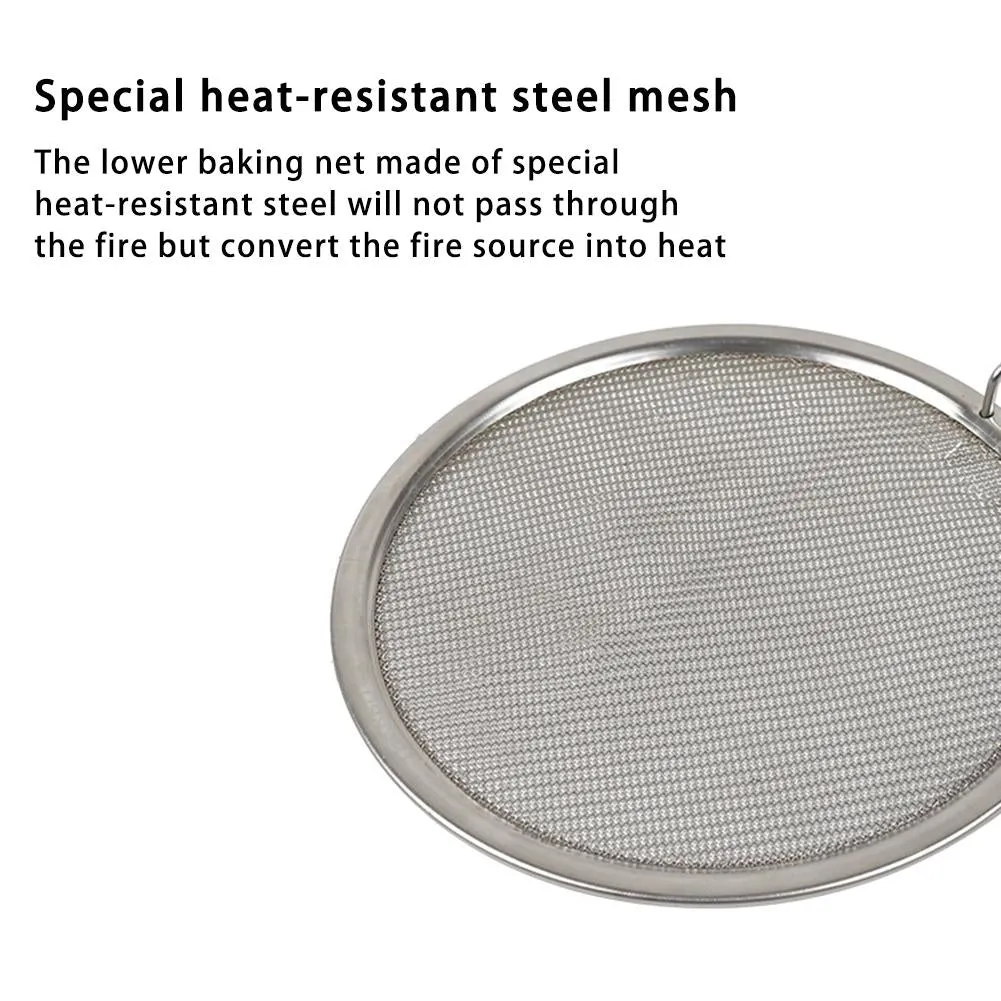Outdoor Mini Roaster Foldable Portable Stainless Steel Multifunctional Bbq Mesh Rack Camping