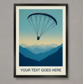Personalised Paragliding Print