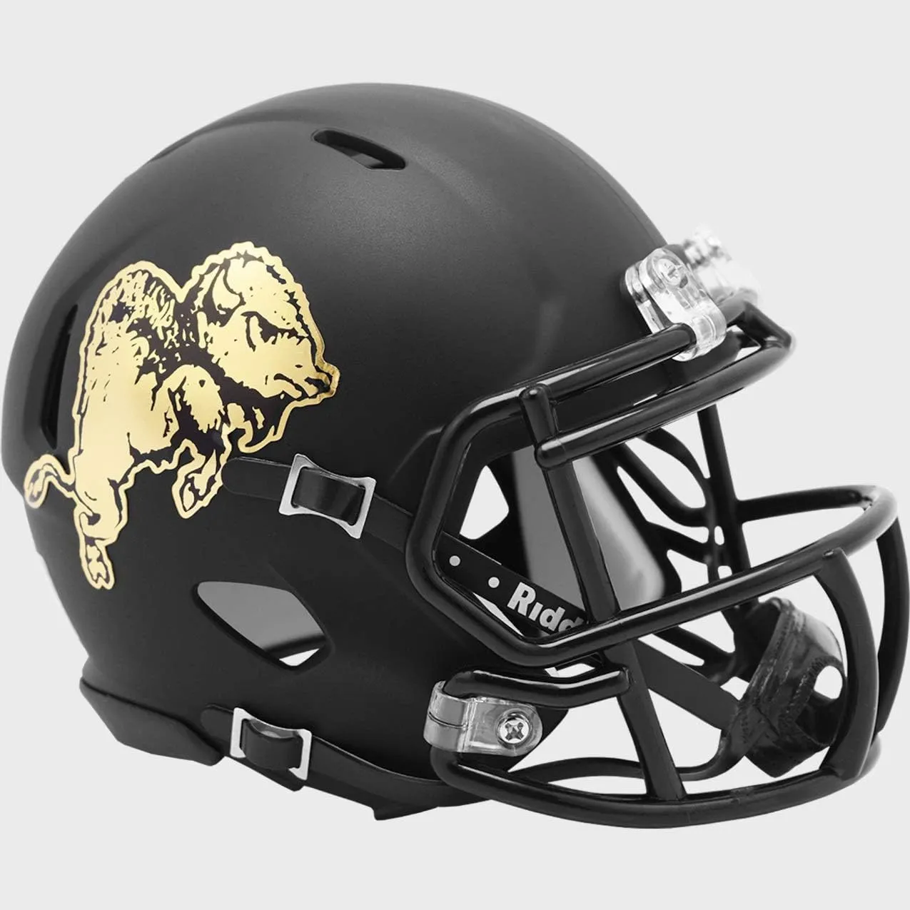 Riddell Colorado Buffaloes NCAA Mini Speed Football Helmet New 2019 Chrome Buffalo