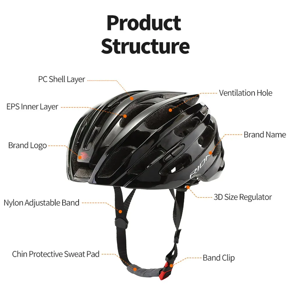 RION Cycling Helmet Men's Caps MTB Mountain Road Bike Helmet Ultralight Bicycle Helmets Bike Wear Riding Outdoor Sports Safe Hat