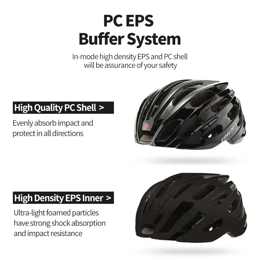 RION Cycling Helmet Men's Caps MTB Mountain Road Bike Helmet Ultralight Bicycle Helmets Bike Wear Riding Outdoor Sports Safe Hat