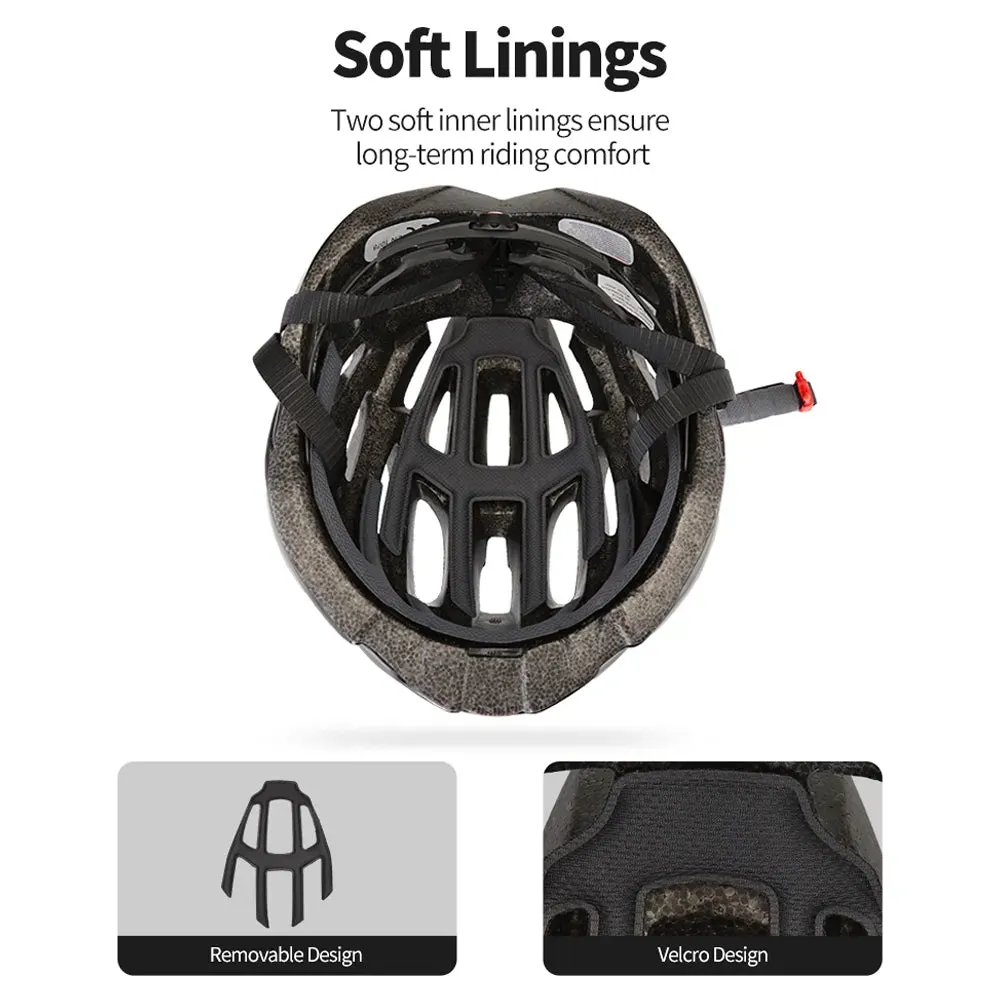 RION Cycling Helmet Men's Caps MTB Mountain Road Bike Helmet Ultralight Bicycle Helmets Bike Wear Riding Outdoor Sports Safe Hat