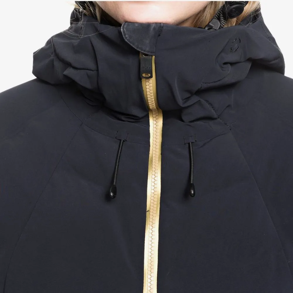 Roxy Premiere Womens Heated Ski Jacket - True Black