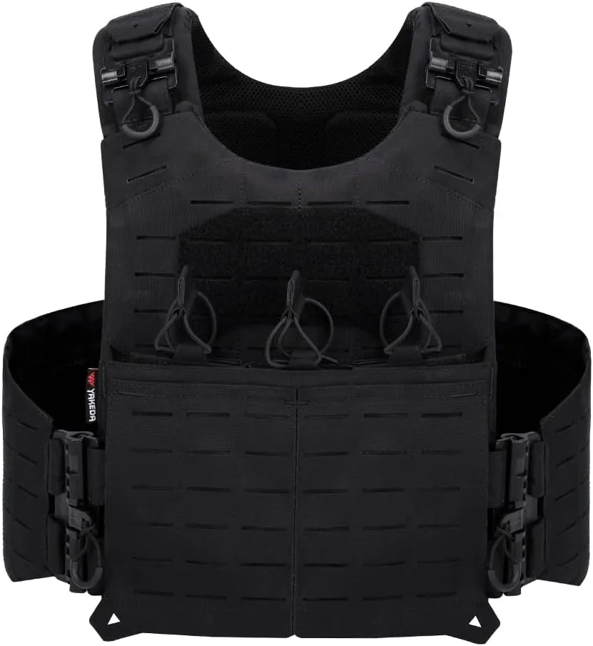 Tactical Vest Weighted Airsoft Paintball Vest Quick Release Adjustable Lightweight Outdoor Vest
