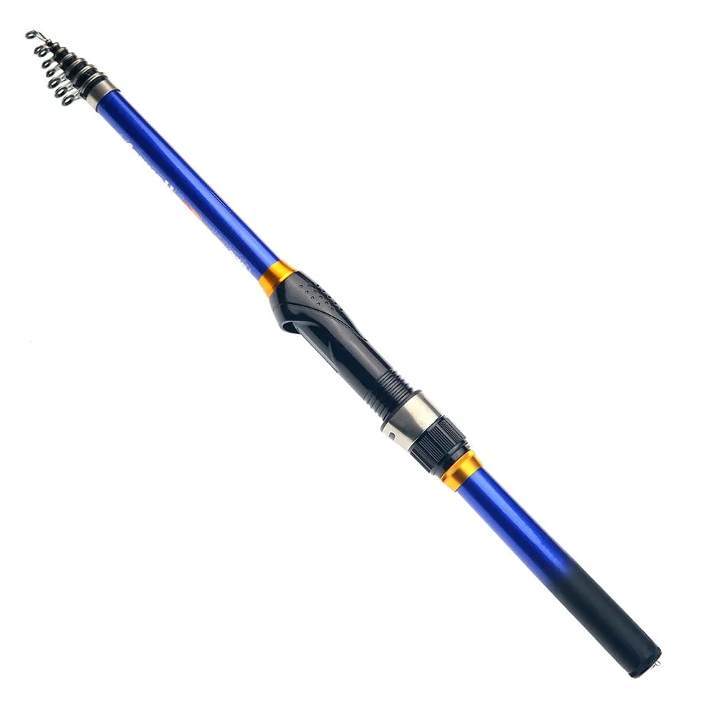 Telescopic Rock Fishing Rod Spinning Fly Carp Feeder Carbon Fiber Pesca 3M 2.7M 2.4M 2.1M 1.8M 1.5M