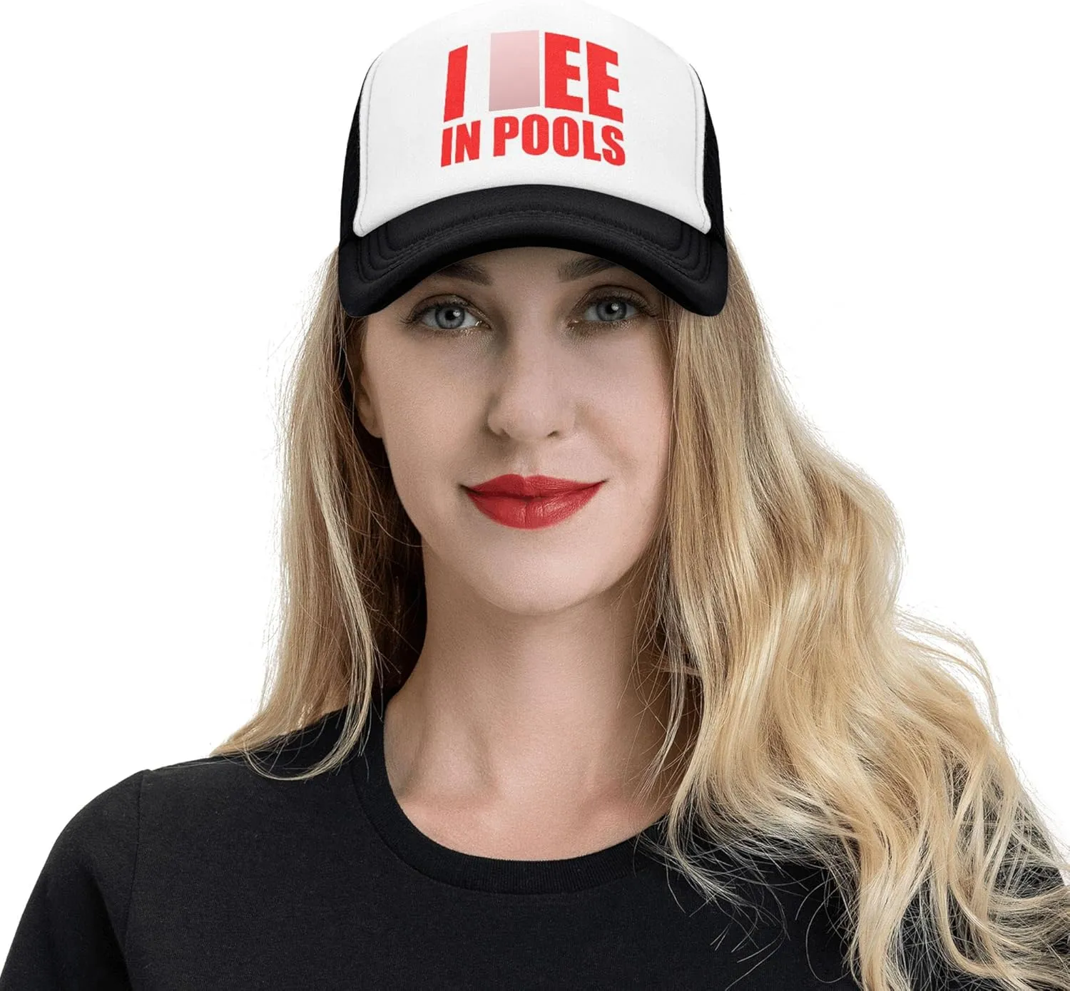 Trucker Hats for Men Women, Funny Gag Gifts Joke, Classic Adjustable Mesh Baseball Cap Snapback Hat Black