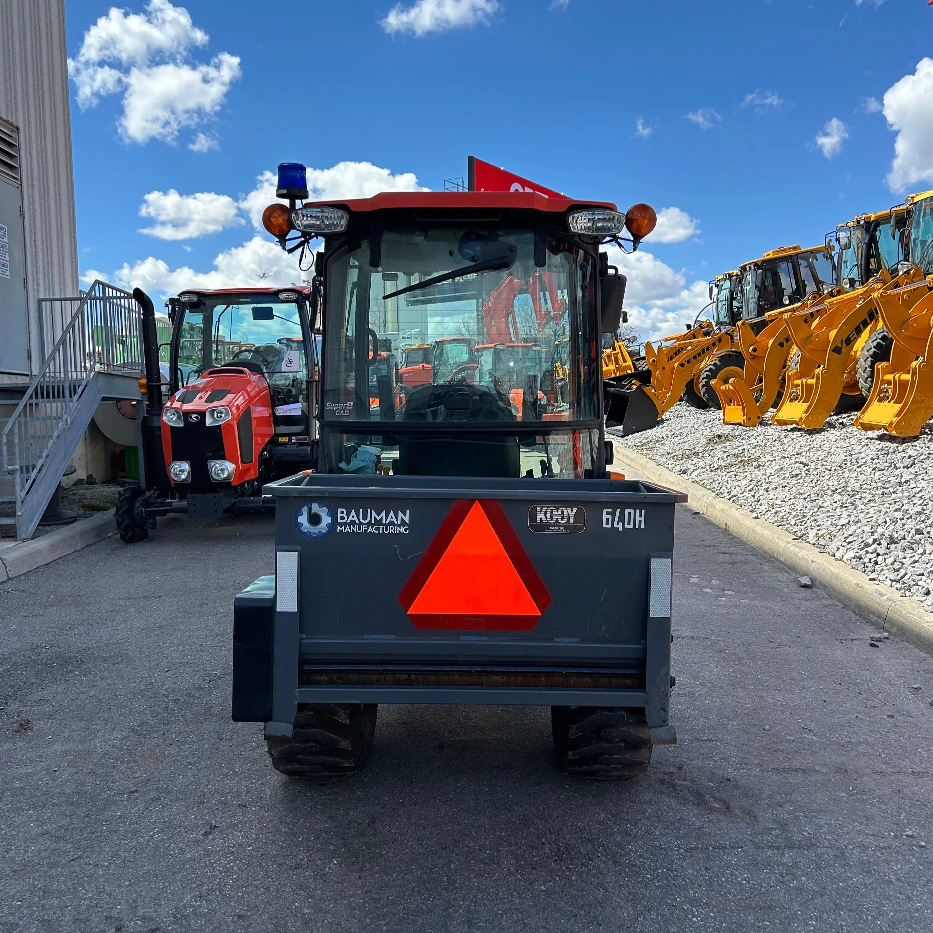 Used 2019 Kubota B2650HSDCC Tractor with Blade and Salter (428 Hours)