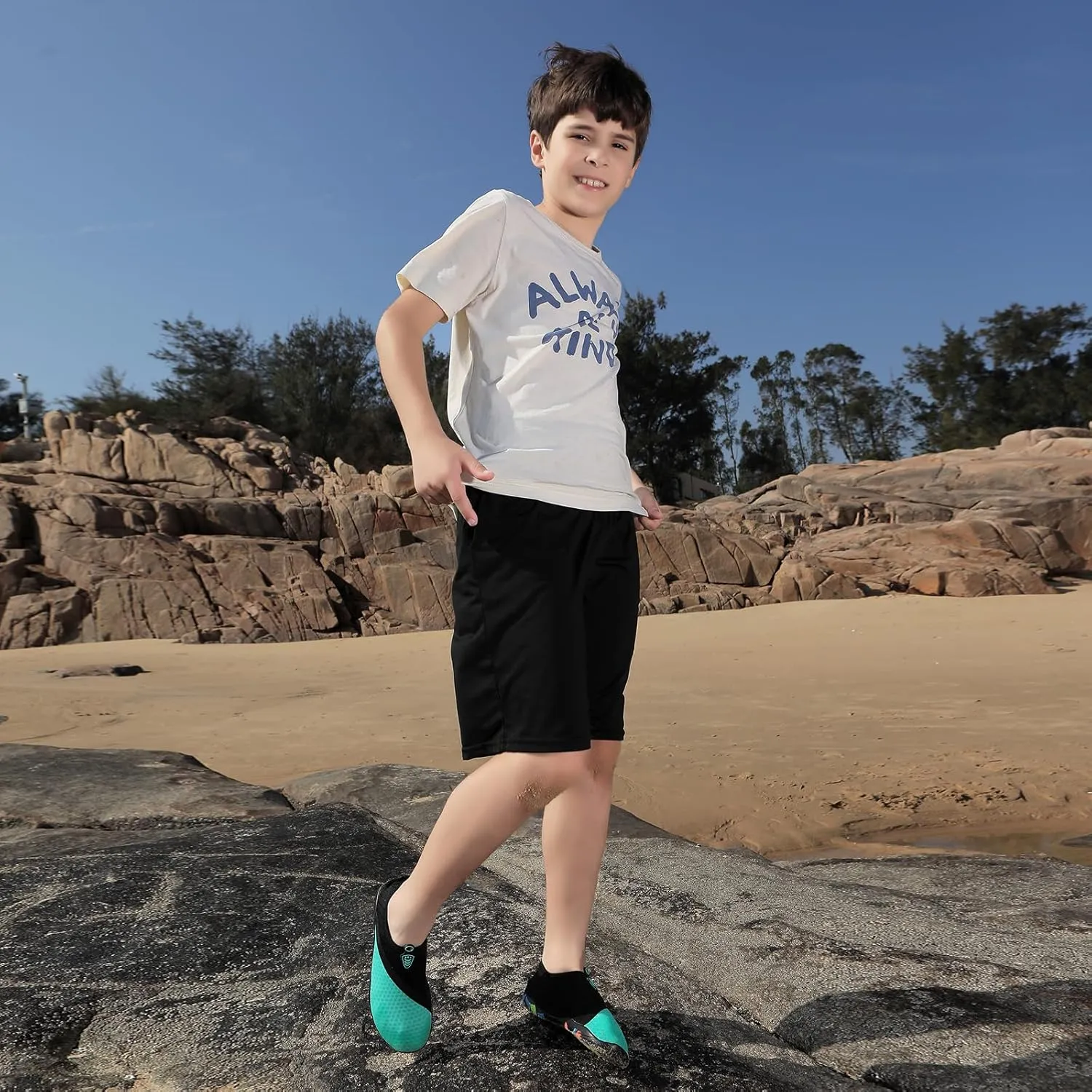 Water Shoes for Toddler Kids Boys Girls Barefoot Aqua Socks Quick-Dry Beach Swim Outdoor Sports Shoes