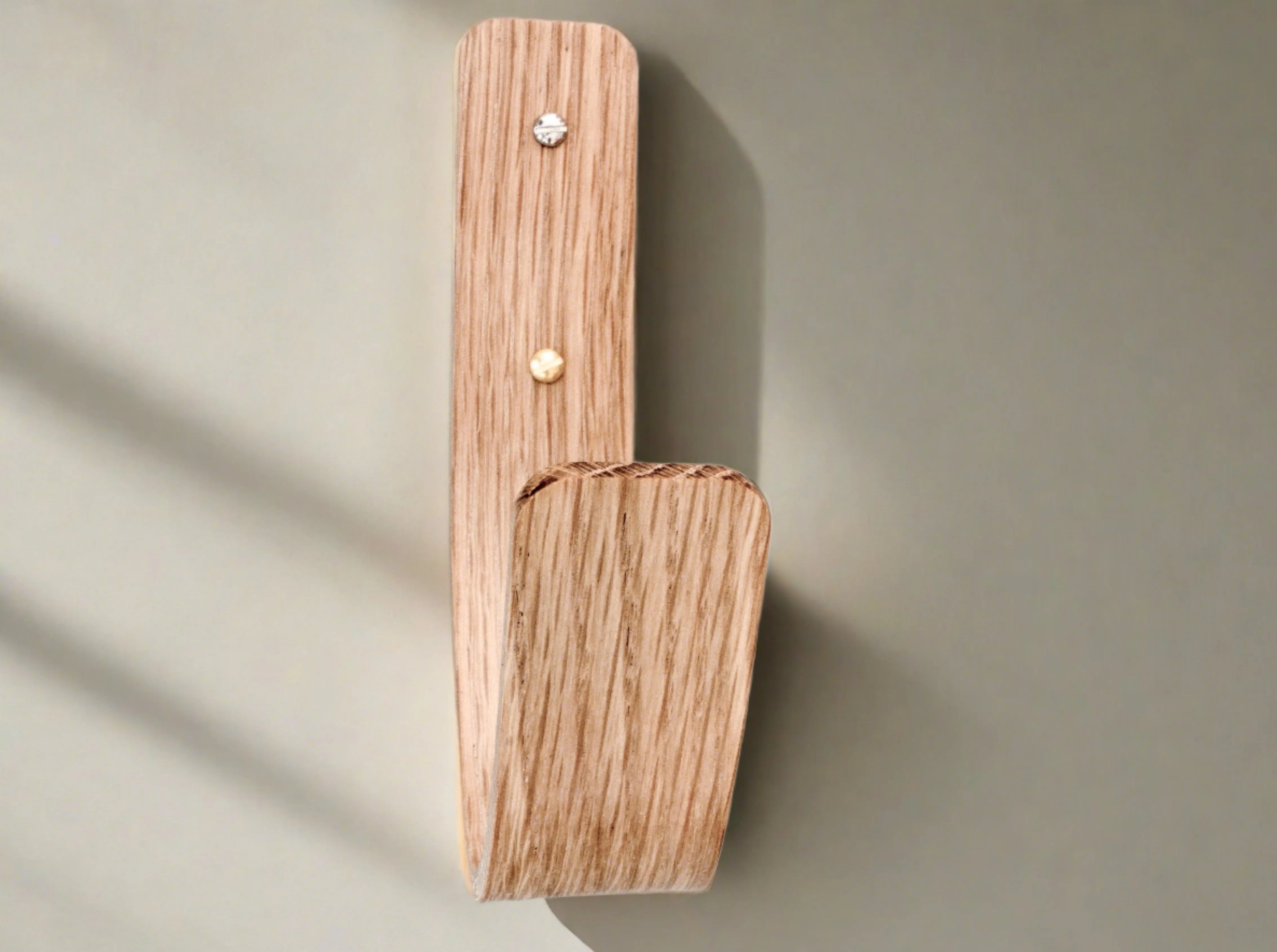 Waves 1.0 | Shortboard - Surfboard Wall Mounts | Oak