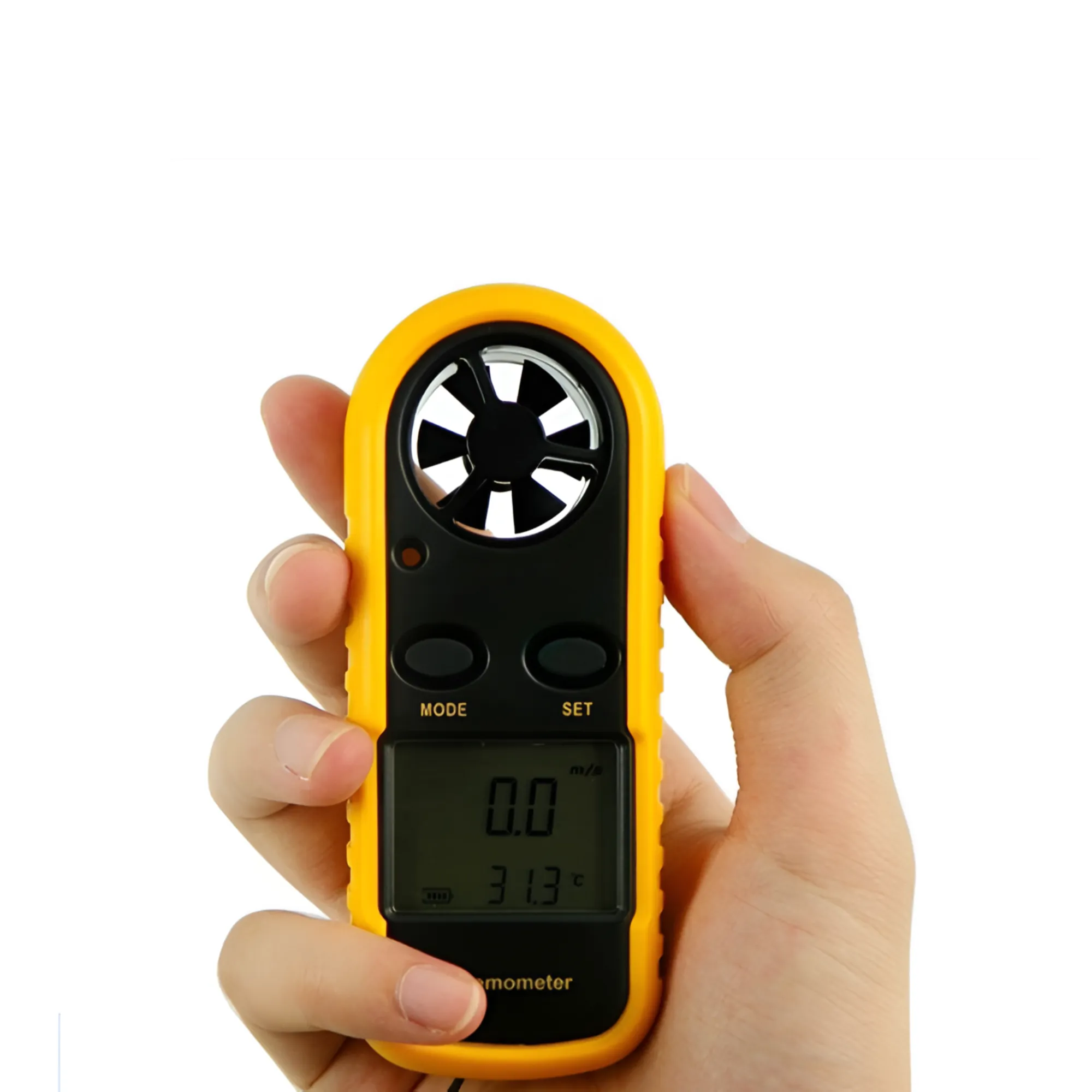 Wind Meter Anemometer – Digital Portable Wind Speed Tester for Outdoors