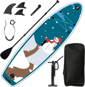 with Premium SUP Paddle Board Accessories,Inflatable Paddle Board with Anti-Abrasion PVC Material - Durable for Kayak and Inflatable Kayak