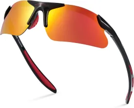 Xagger Kids Youth Polarized Sports Sunglasses for Boys Girls Baseball Softball Glasses TR90 Frame